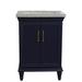 Canora Grey Ilfracombe 25" Single Bathroom Vanity Set Wood/Marble in Blue | Wayfair 90DA5B695EEB44DBA8CBC19A77FA143A