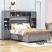 Red Barrel Studio® Imelde Full Size 4 Drawer Wood Platform Bed w/ Headboard & Storage Wood in Gray | 62.6 H x 87.6 W x 76 D in | Wayfair