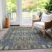 Blue 144 x 108 x 0.19 in Area Rug - Langley Street® Jurnee Indoor/Outdoor Area Rug w/ Non-Slip Backing Polyester | 144 H x 108 W x 0.19 D in | Wayfair