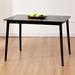 Wade Logan® Brannagh 43.3 L x 27.6 W Dining Table Wood in Black | 29.3 H x 43.3 W x 27.6 D in | Wayfair F93C787ED86A4667828610F401D13EBE