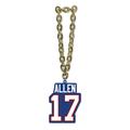 MOJO Josh Allen Buffalo Bills Player Fan Chain Necklace