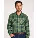 Blair Men's John Blair Classic Flannel Shirt - Green - 3XL