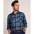 Blair Men's John Blair Classic Flannel Shirt - Blue - 3XL