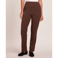 Blair Women's Knit Corduroy Pants - Brown - P2XL - Petite