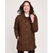 Blair Women's Quilted Car Coat - Brown - MED - Petite