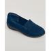 Blair Women's Jade Faux Suede Slip-Ons By Classique® - Blue - 11