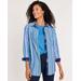 Blair Women's Fiesta Long-Sleeve Tunic - Blue - XL - Womens