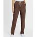 Blair Women's Pull-On Knit Drawstring Sport Pants - Brown - SPS - Petite Short