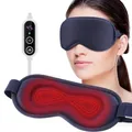 Masque chauffant pour les yeux à vapeur 3D masseur électrique pour la fatigue oculaire bandeau
