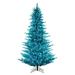 Vickerman 728567 - 5.5' x 42" Slim Aqua Tinsel 400 Dura-Lit� Aqua LED Mini Lights 794 Tips Christmas Tree Christmas Tree (K234156LED)