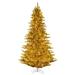 Vickerman 729984 - 4.5' x 34" Gold Tinsel 250 Dura-Lit� Warm White LED Mini Lights 794 Tips Christmas Tree Christmas Tree (K235446LED)