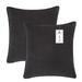 A1HC Set of 2 Luxurious Fine Soft Velvet Throw Pillow Covers Only, For Sofas, Beds, Vibrant Colors and Hidden YKK Zipper