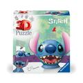 Ravensburger 3D Puzzle 11574 - Puzzle-Ball Stitch - Puzzleball Mit Ansteckbaren Ohren - Für Kleine Und Große Stitch Und Disney Fans Ab 6 Jahren