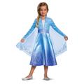Girls Youth Elsa Frozen II Deluxe Costume
