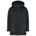 CMP - Boy's Jacket Fix Hood Taslan Polyester - Parka Gr 164 schwarz