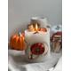 Pumpkin Soy Candle, Apple Candle, Halloween Candle, Fall Decor, Candle Gift, Autumn Candle, Housewarming Gift.