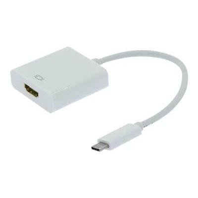 UNC USB Type C to HDMI Female Adapter 4Kx2K, White