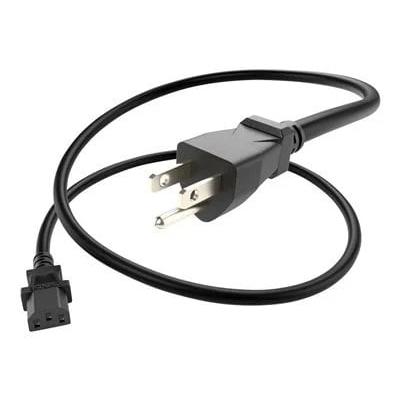 UNC Power Cord 5/15P to C13, 18AWG, 10amp 125V, SVT Jacket, Black 6ft