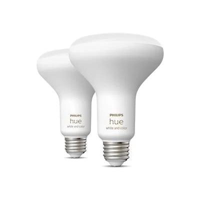 Philips Hue White & Color Ambiance BR30 LED 16 Million Color Smart Bulbs