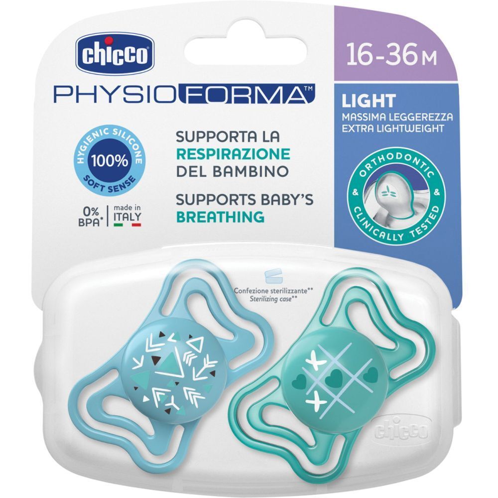 Chicco Physioforma Light in Silicone Mesi 16-36 1 pz Succhietti