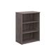 Tully Office Bookcases, 2 Shelf - 80wx47dx109h (cm), Grey Oak, Fully Installed