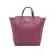 Gucci Pre-owned Womens Vintage Large Swing Tote Purple Calf Leather - One Size