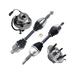 2007-2010 Ford Explorer Sport Trac Front Axle and Wheel Hub Assembly Kit - Detroit Axle