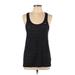 Nike Active Tank Top: Black Solid Activewear - Women's Size Medium