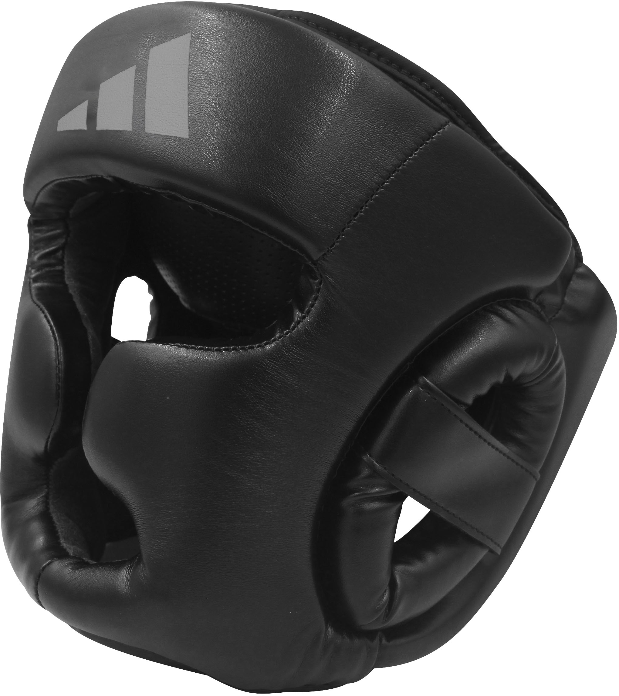Kopfschutz ADIDAS PERFORMANCE "Speed Headguard" Gr. L, schwarz (schwarz, grau), Protektoren, L Image