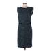 Stile Benetton Casual Dress - Sheath Crew Neck Sleeveless: Black Dresses - Women's Size Medium