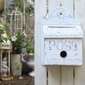 All Chic Wall Maunted Mailboxes, Metal in White | 16.3 H x 11.41 W x 5.11 D in | Wayfair HA1169