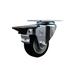 Service Caster Polyurethane Caster, Metal | 8 H x 8 W x 8 D in | Wayfair SCC-20S314-PPUB-BLK-PLB