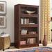 World Menagerie Didier Barrister Bookcase Wood in Blue/Brown | 58 H x 32.5 W x 13 D in | Wayfair WLDM8175 40131234