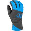 Klim PowerXross Snowmobile Gloves, grey-blue, Size L