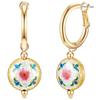 Lulu & Jane Creolen Metall-Legierung in Gelbgold 53,2 mm Damen
