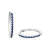 amor Creolen Blau Damen