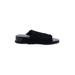 Aerosoles Wedges: Black Print Shoes - Women's Size 5 1/2 - Open Toe