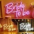 Chapel-buy-LED Neon Bride To Be USB 62 Neon Signs Night Light 3D Wall Art Game Room Bedroom