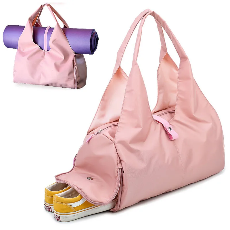 Tapis De Yoga Sac Gym Fitness Sacs À Main pour Femmes Hommes Formation Sac De Sport Voyage Gymtas Nylon Sports De Plein Air Tas Sporttas XA441WA