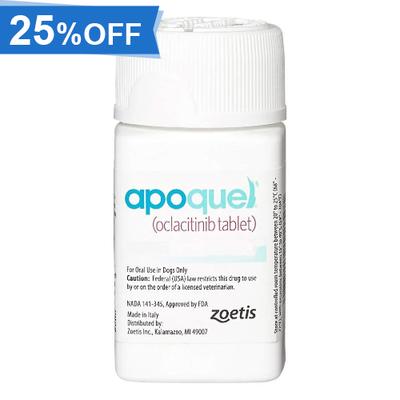 25% Off Apoquel For Dogs (16 Mg) 100 Tablet