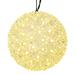 Vickerman 10" Starlight Sphere Christmas Ornament with 150 Warm White Twinkle Wide Angle LED Lights - Warm White