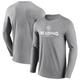 "T-shirt à manches longues Reading Wordmark Graphic - Sports Grey - Homme - Homme Taille: M"