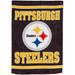 Pittsburgh Steelers 28" x 44" Double-Sided Embossed Suede House Flag