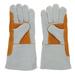 1 Pair Welding Gloves Heat Resistant Gloves Cowhide Leather Gloves Mig Welding Gloves