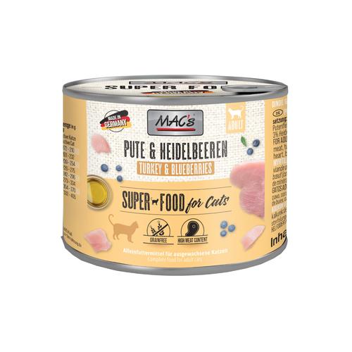 MAC´s Cat 6 x 200 g – Pute & Heidelbeeren