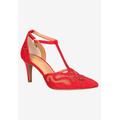 Wide Width Women's Lisha Pumps by J. Renee in Patent Red (Size 11 W)