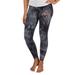 Women's Concepts Sport Black Philadelphia Flyers Burst Tie Dye Knit Legging