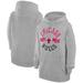 Women's G-III 4Her by Carl Banks Heather Gray Chicago Bulls City Pullover Hoodie