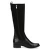 Stiefel CAPRICE, Damen, Gr. 42, XS-Schaft, schwarz, Leder, Textil, elegant, Schuhe, Blockabsatz, Langschaftstiefel, Businessstiefel, bequeme Weite