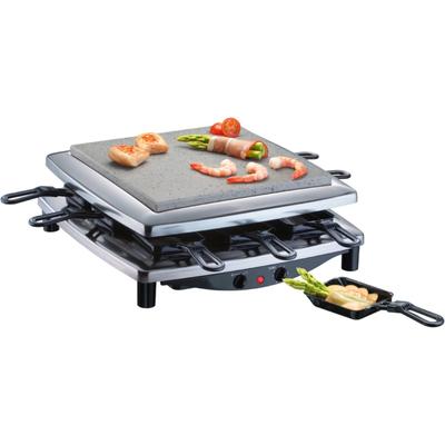 STEBA Raclette "RC 3 plus chrom", silber (chrom), B:36cm H:14cm T:36cm, Raclettes